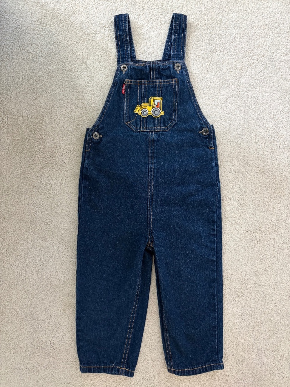 Levi’s 3T overalls with digger patch on pocket